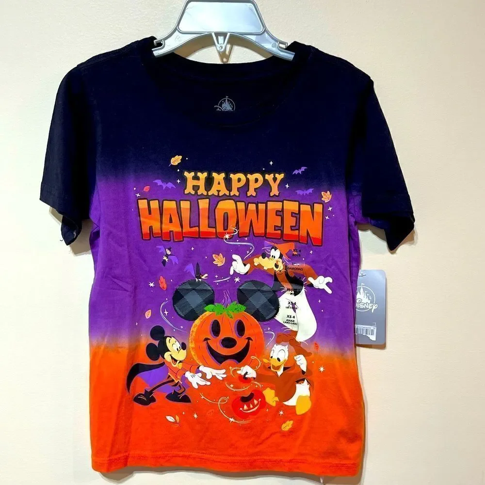 Disney Happy Halloween T-Shirt boys XS 4 NWT